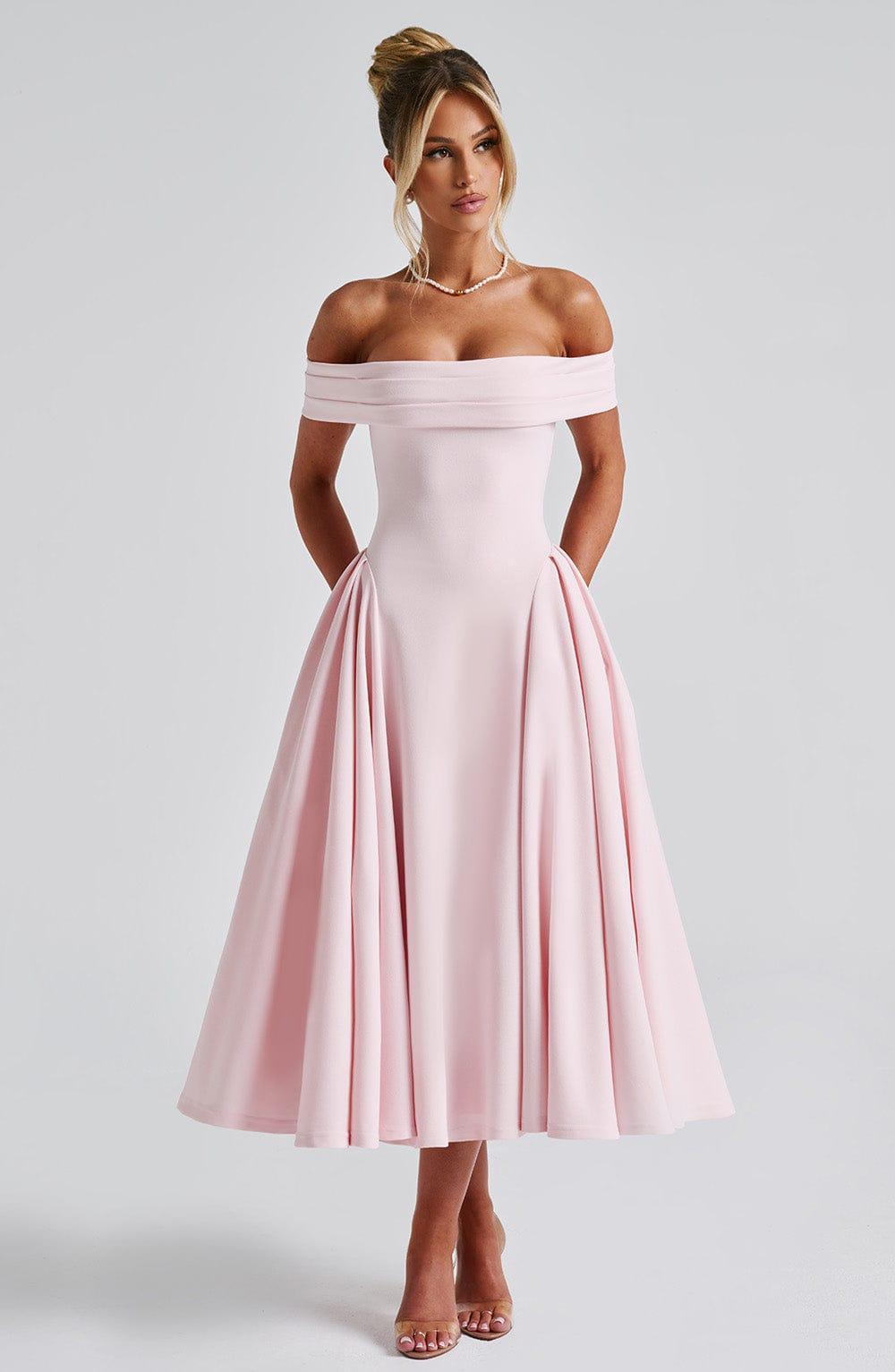 Miranda Midi Dress - Blush Product Image