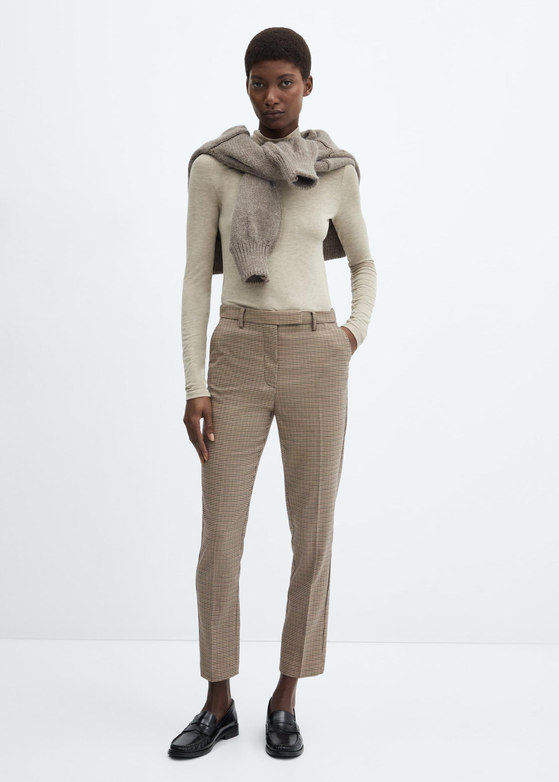 Mid-rise skinny pants - Women | MANGO USA Product Image