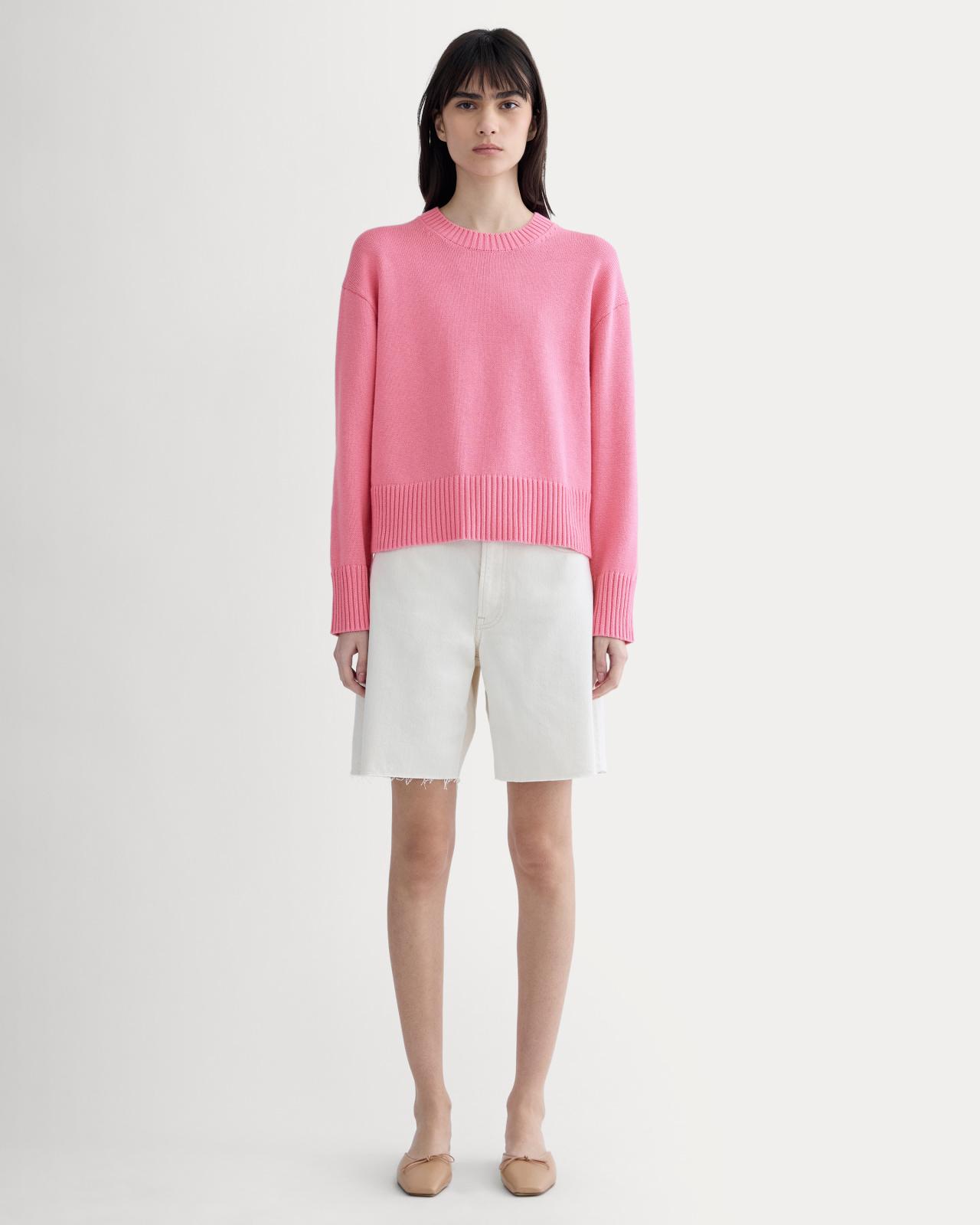 Womens Boxy Sweater in Everyday Cotton by Everlane Product Image
