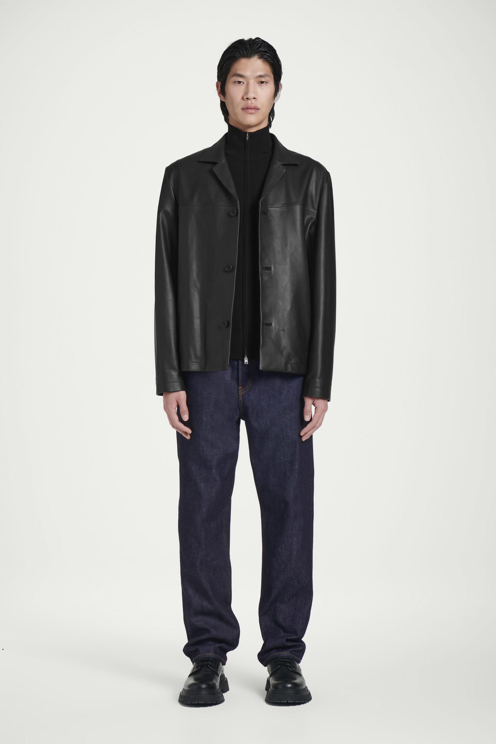 FUNNEL-NECK MERINO WOOL ZIP-UP CARDIGAN Product Image