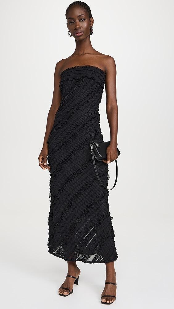 endless rose Strapless Ruffled Maxi Dress | Shopbop Product Image