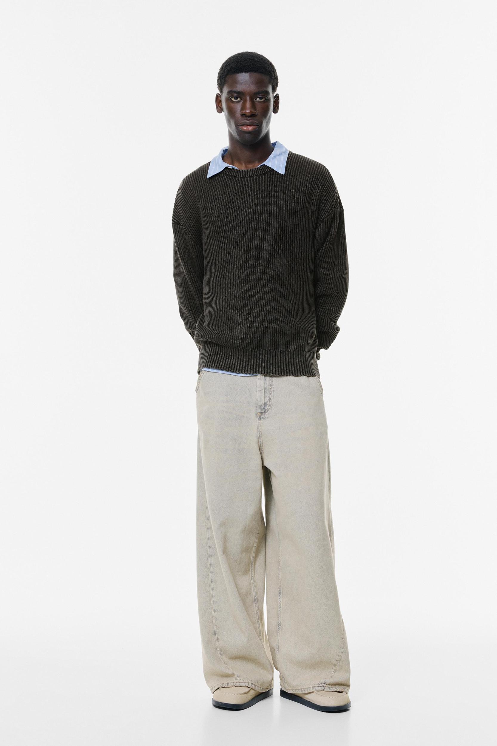 Acid wash knit jumper Product Image