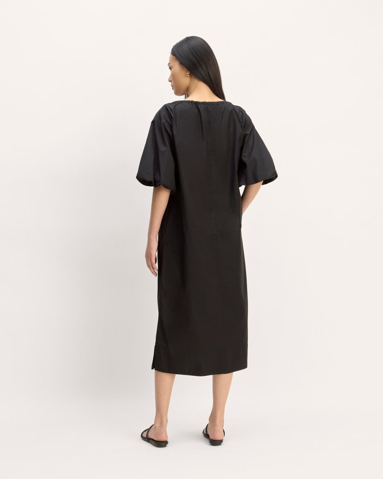 The Supima® Puff-Sleeve Dress Product Image