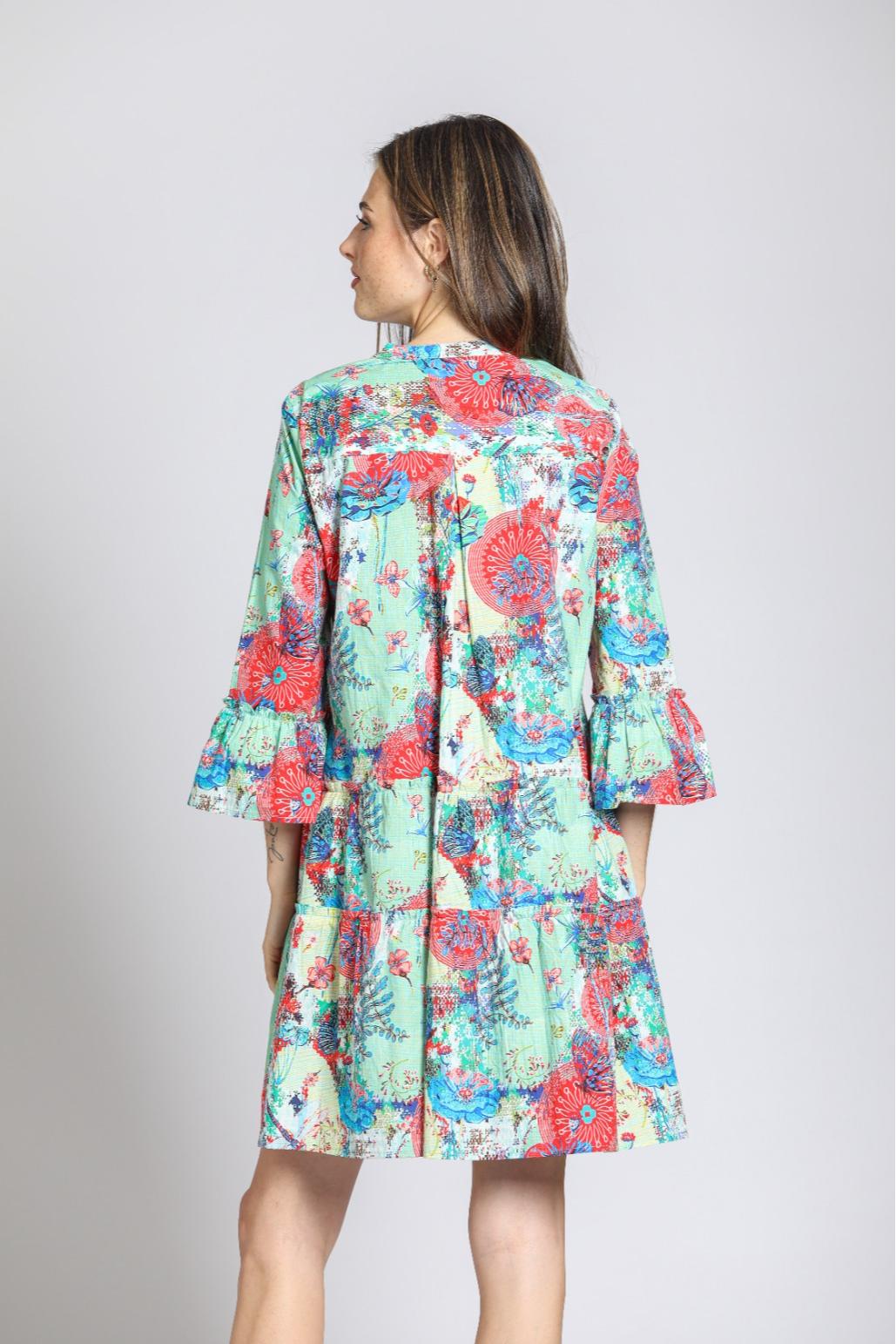 APNY MINT FLORAL PRINT DRESS Product Image