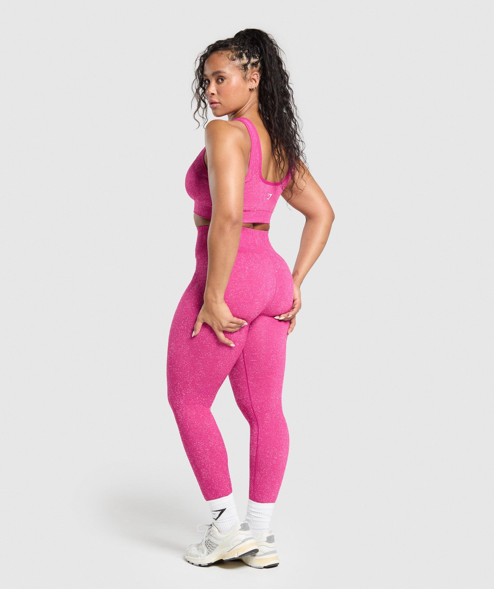 Gymshark Adapt Fleck Seamless Leggings - Winning Pink/Sour Pink Female Product Image