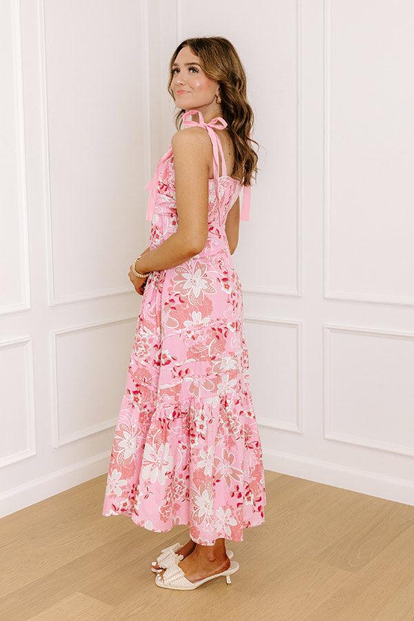 Sunny Blooms Floral Midi Dress Product Image