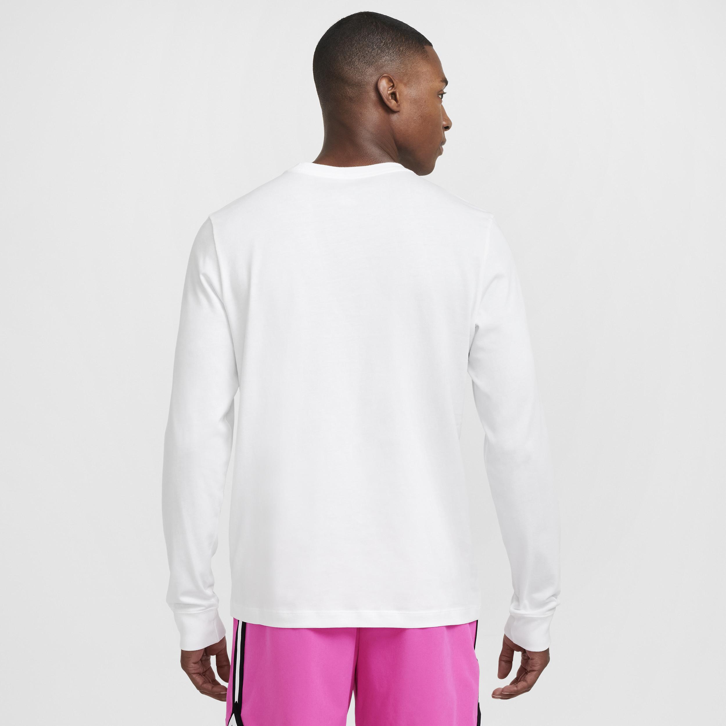 Nike Mens Long-Sleeve Basketball T-Shirt | HF6197-100 Product Image