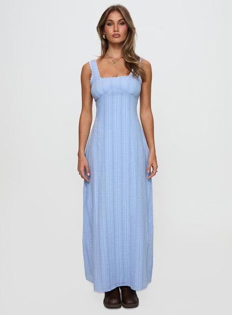Dasha Maxi Dress Blue Product Image