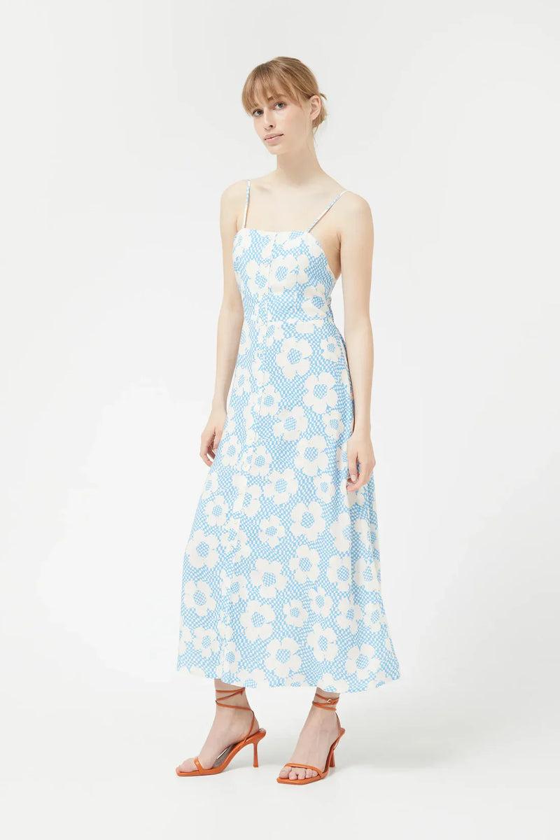 Compania Fantastica Flower Box Long Floral Dress Product Image