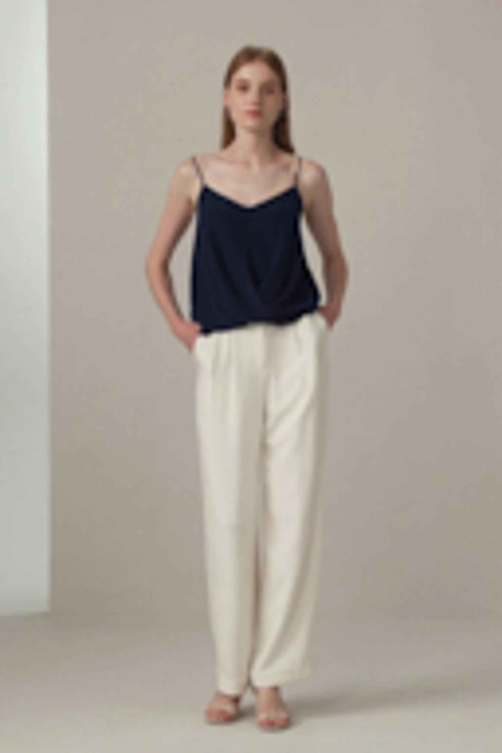 Thin-Strap Crêpe de Chine Cami Product Image