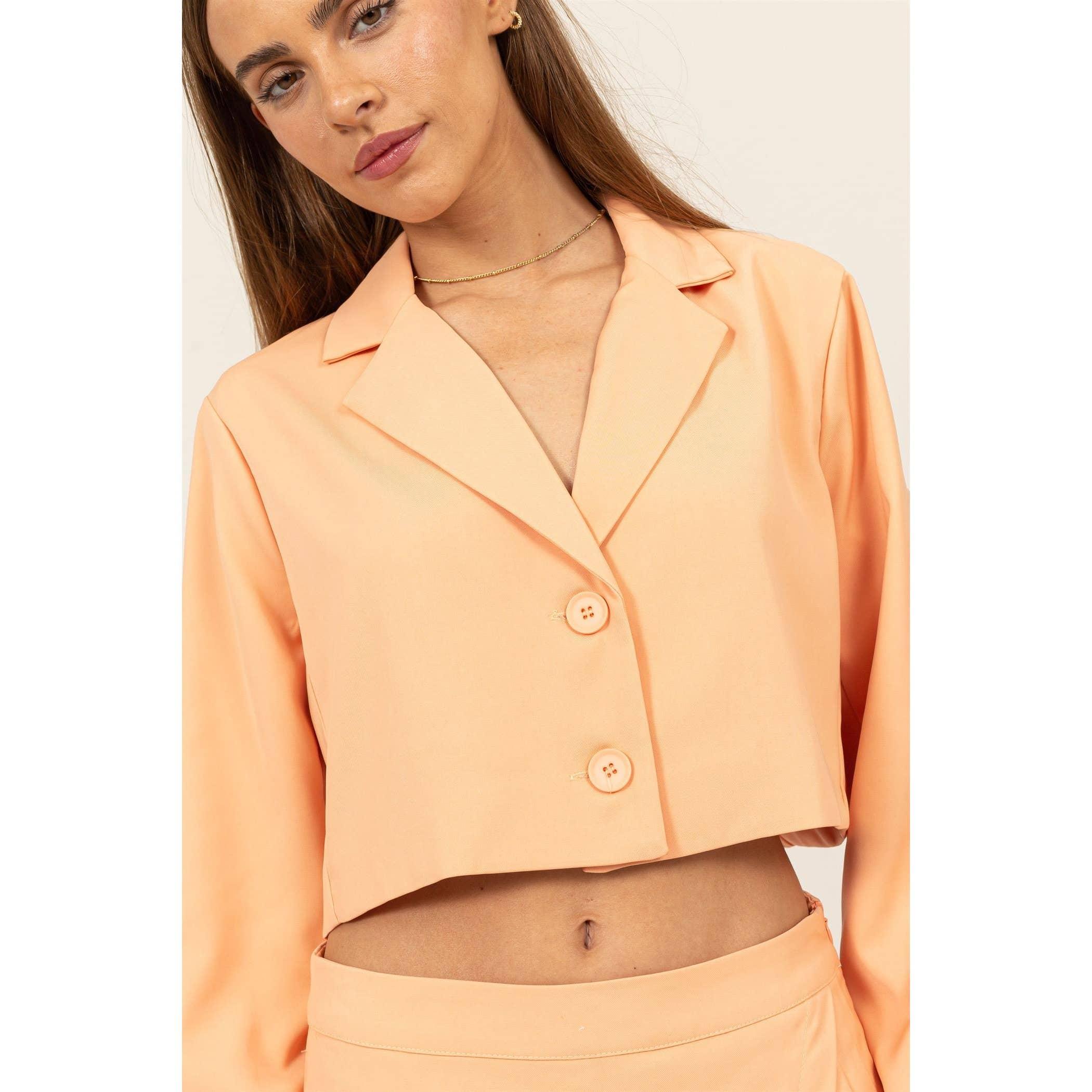 Peach Crop Blazer Product Image