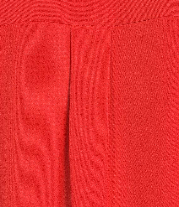 Alex Marie Piper Lightweight Soft Crepe de Chine Point Collar Long Sleeve Button Front Top Product Image