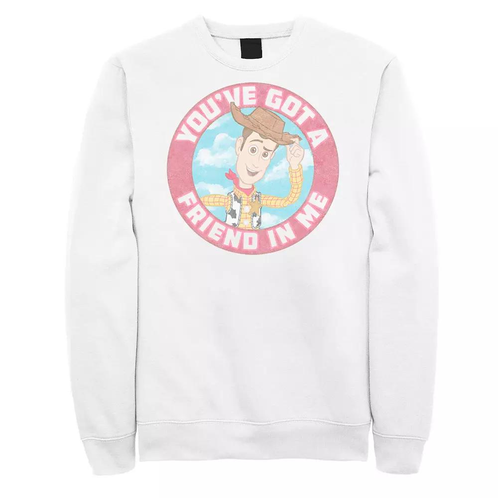 Disney / Pixar's Toy Story Woody Men's Friend In Me Sweatshirt, Size: Medium, White Product Image