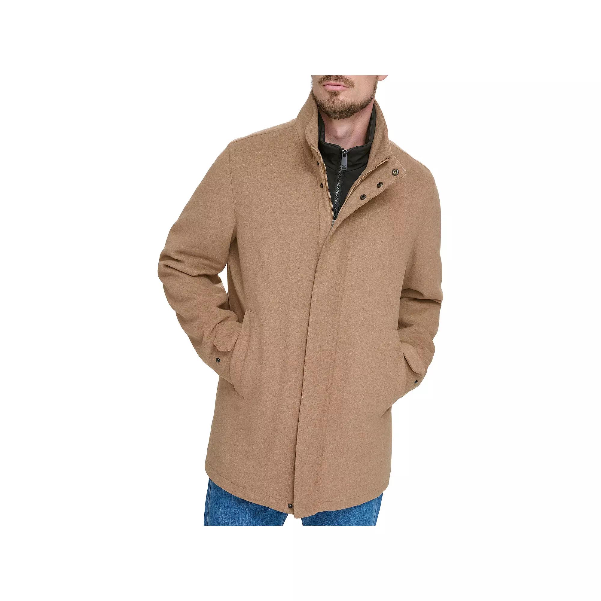 Men's Dockers® Wool Blend Walking Coat with Quilted Bib,  Product Image