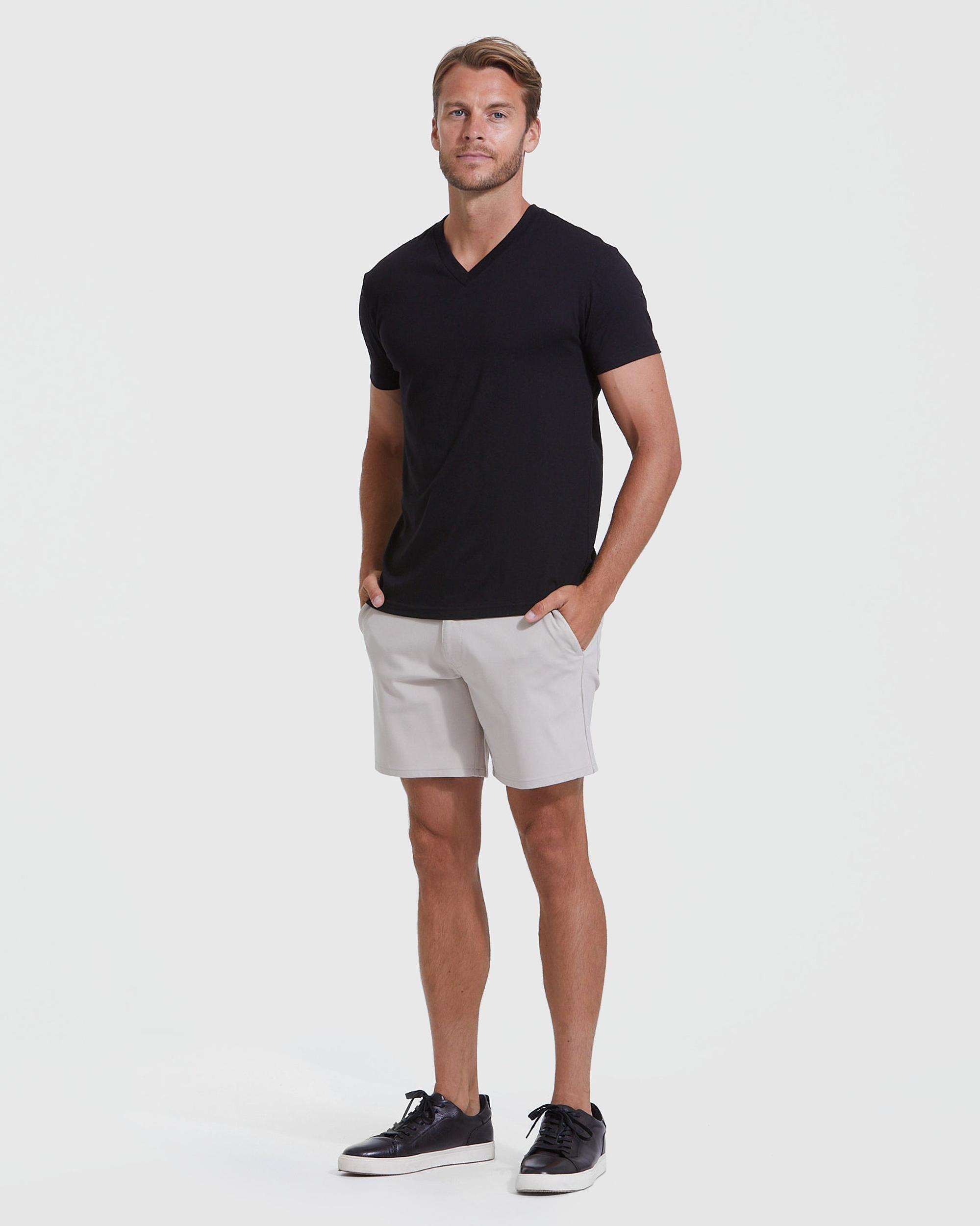 Black Classic V-Neck 6-Pack Product Image