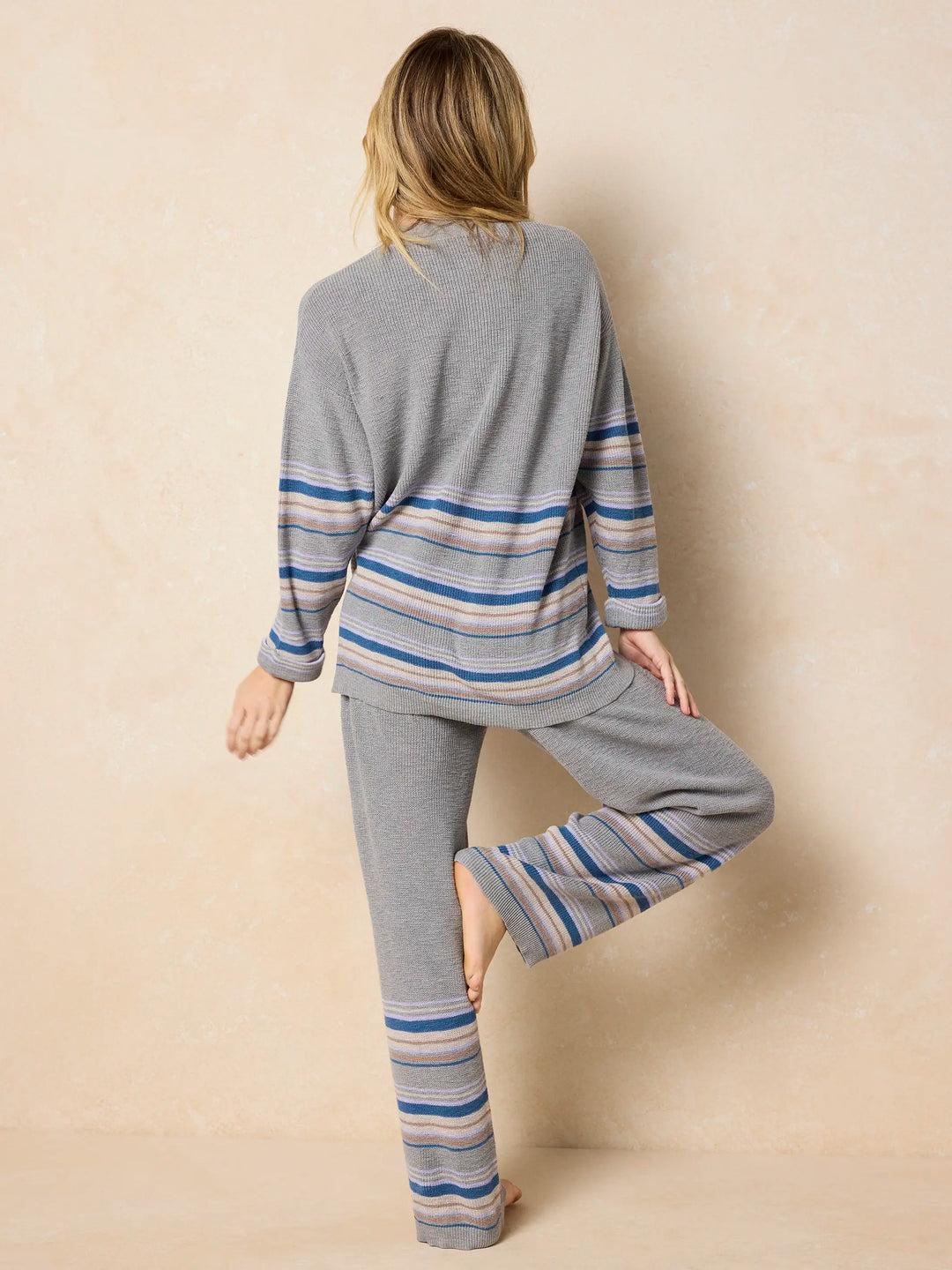 Lounge & Go Striped Cotton Set Product Image
