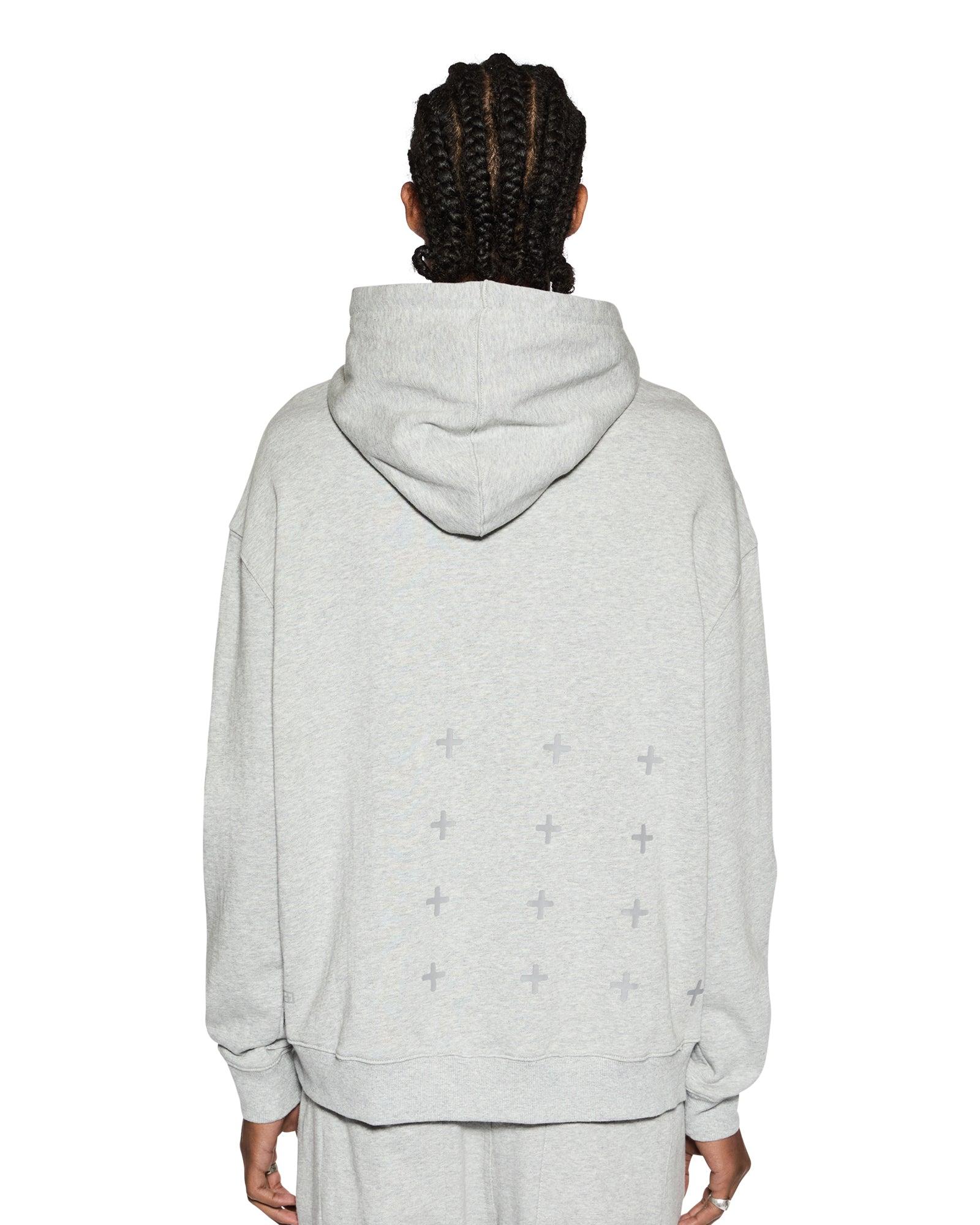 4 X 4 BIGGIE HOODIE GREY MARLE Male Product Image