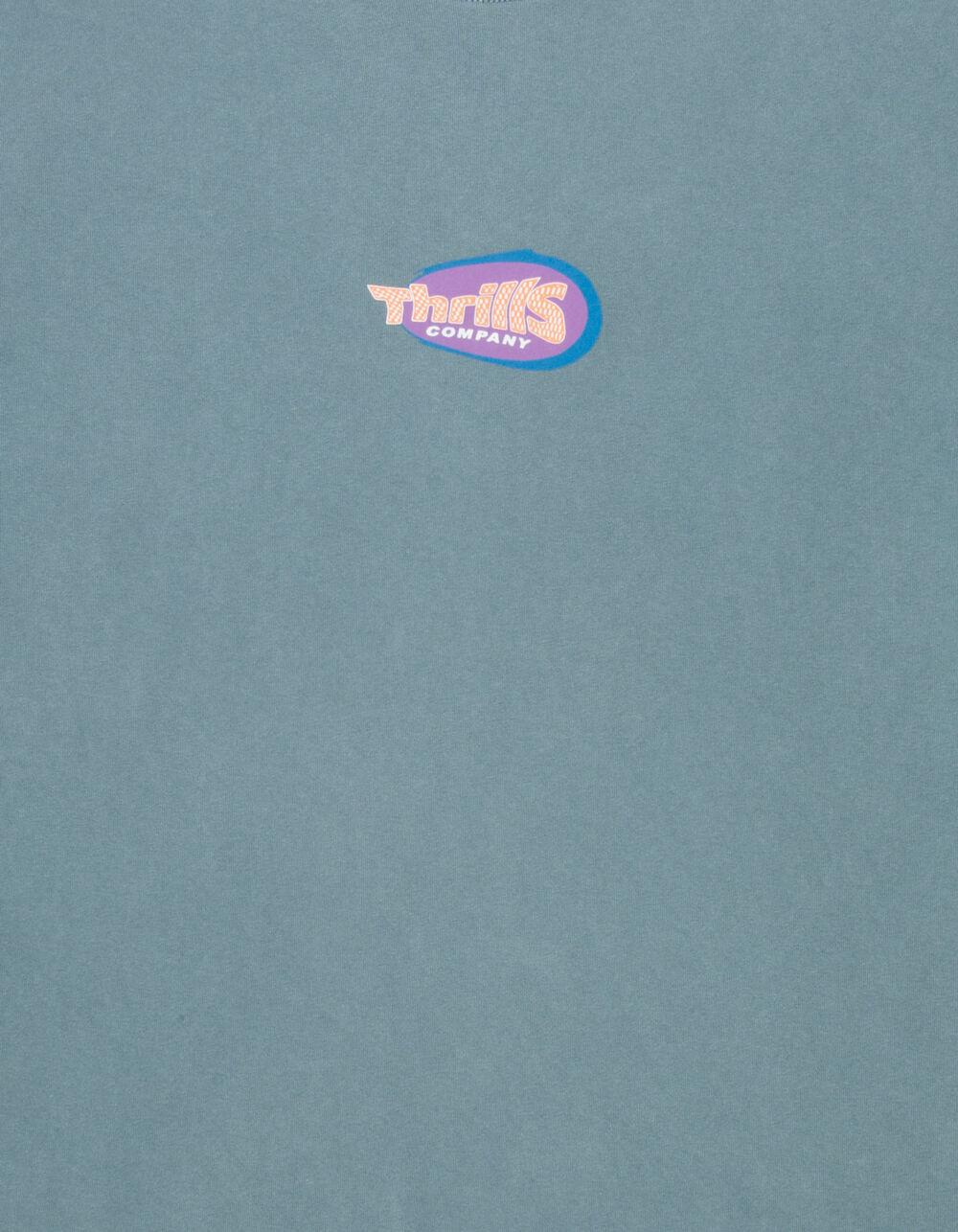 THRILLS Spiritual Mens Boxy Tee - TEAL BLUE Product Image