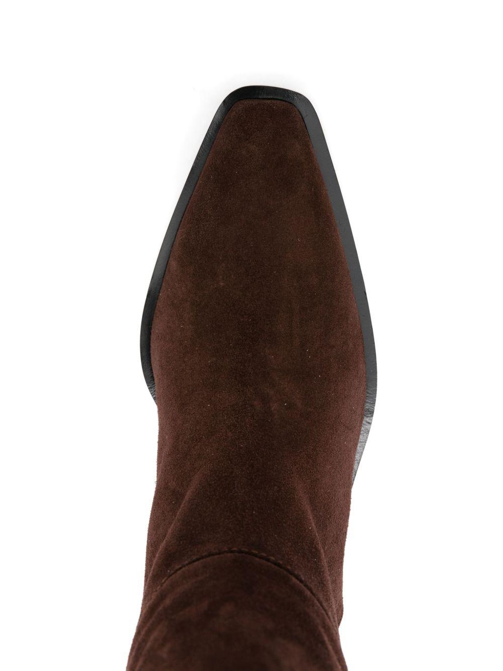 40mm suede knee-high boots Product Image