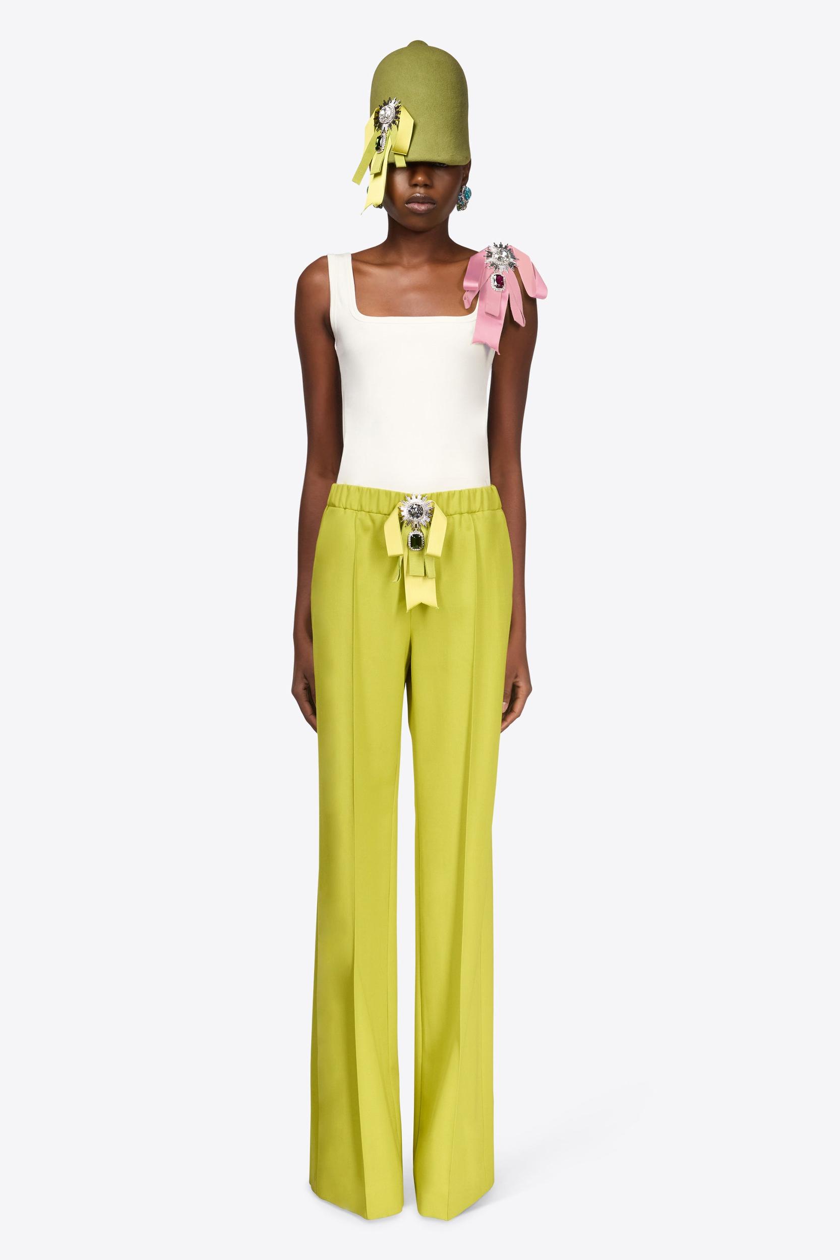 Crystal Embellished Bow Tank Top Product Image