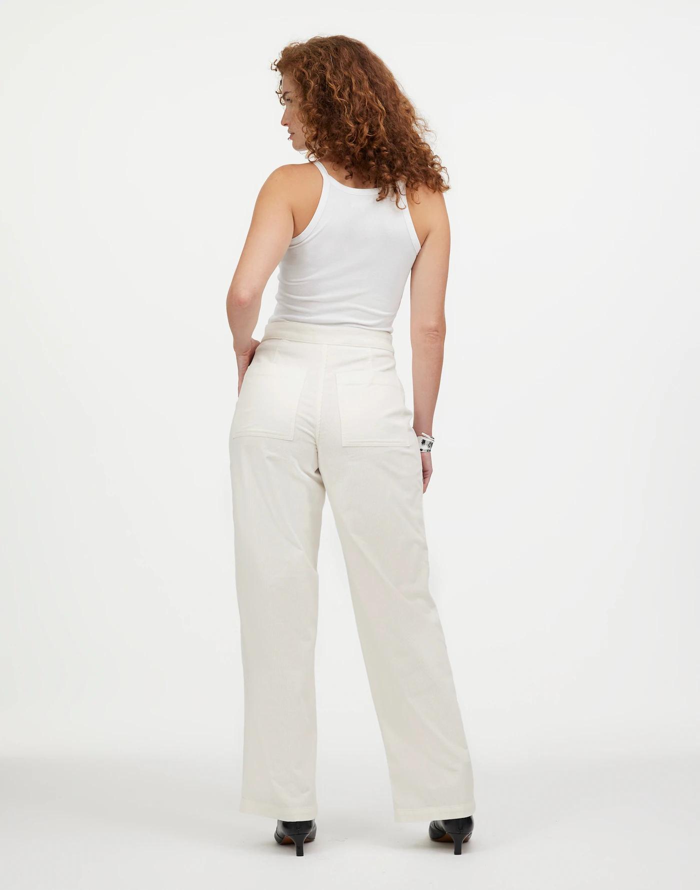 The Curvy Emmett Wide-Leg Pant in Corduroy: Welt Pocket Edition Product Image