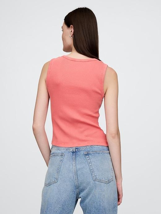 Rib Scoop Tank Top Product Image