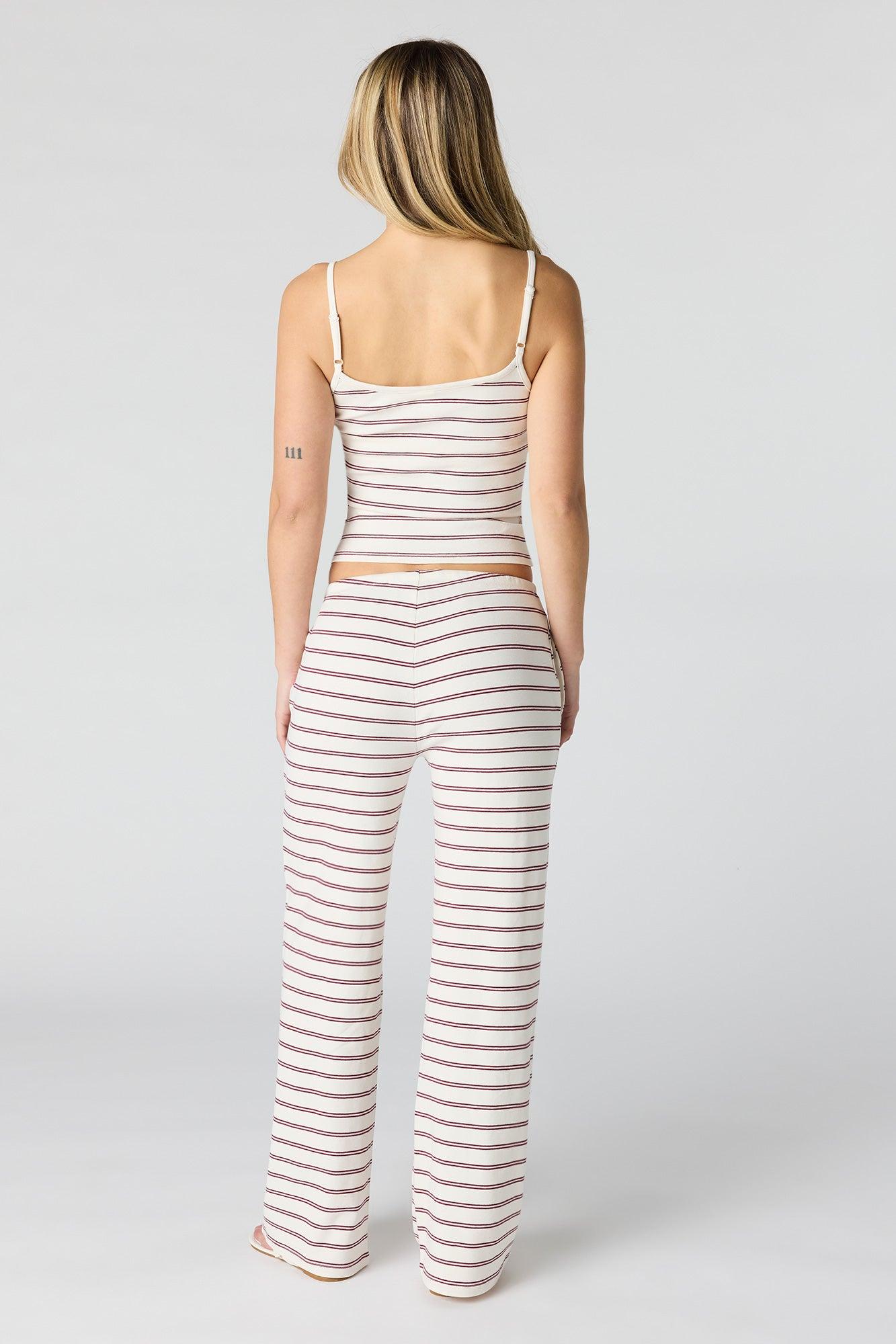 Ribbed Wide Leg Pant Female Product Image