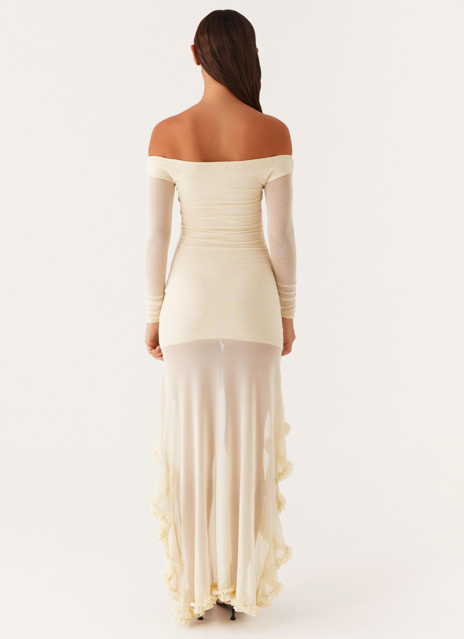 September Sun Maxi Dress - Ivory Product Image