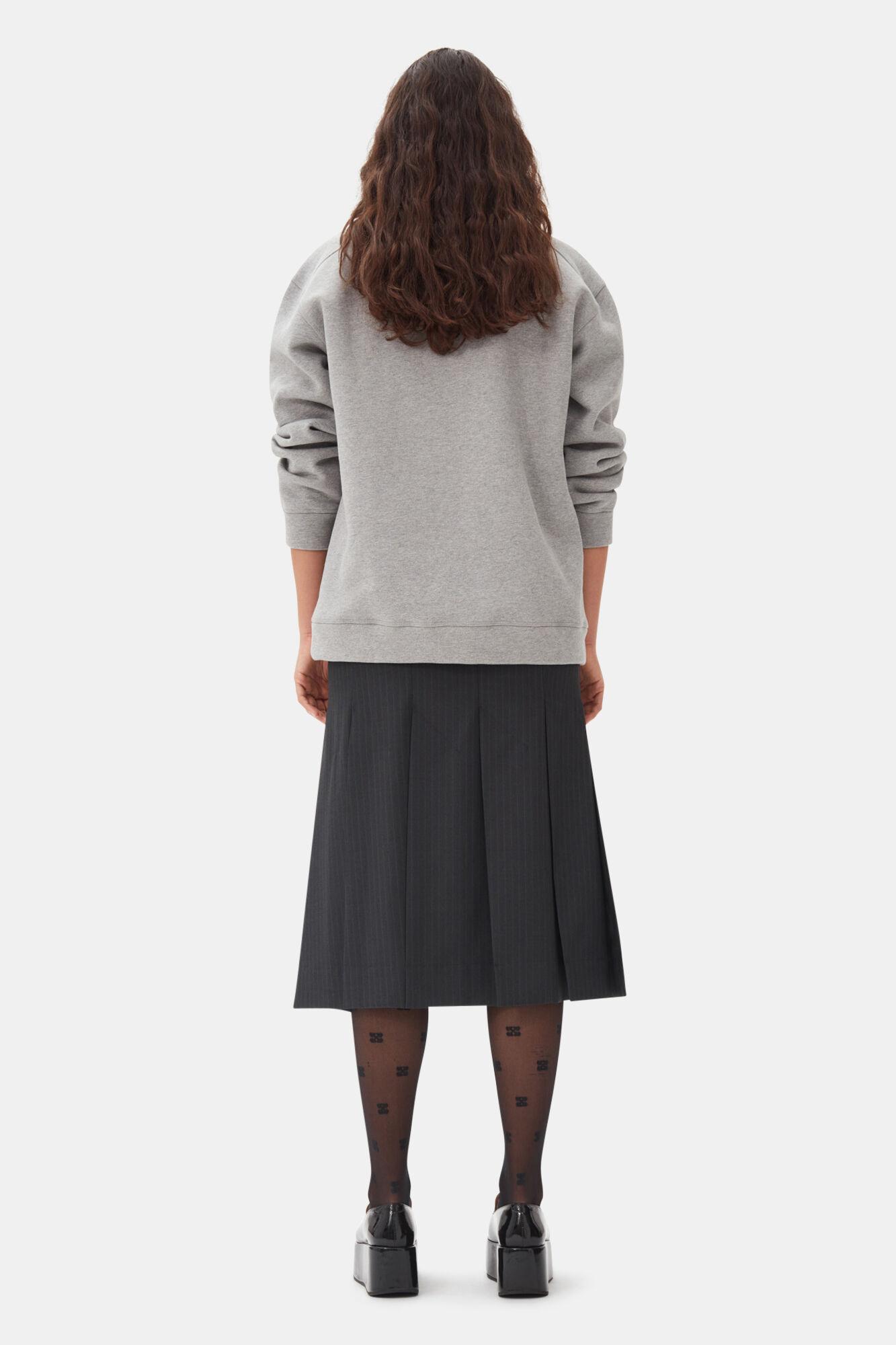 Grey Fleece Sweatshirt Product Image