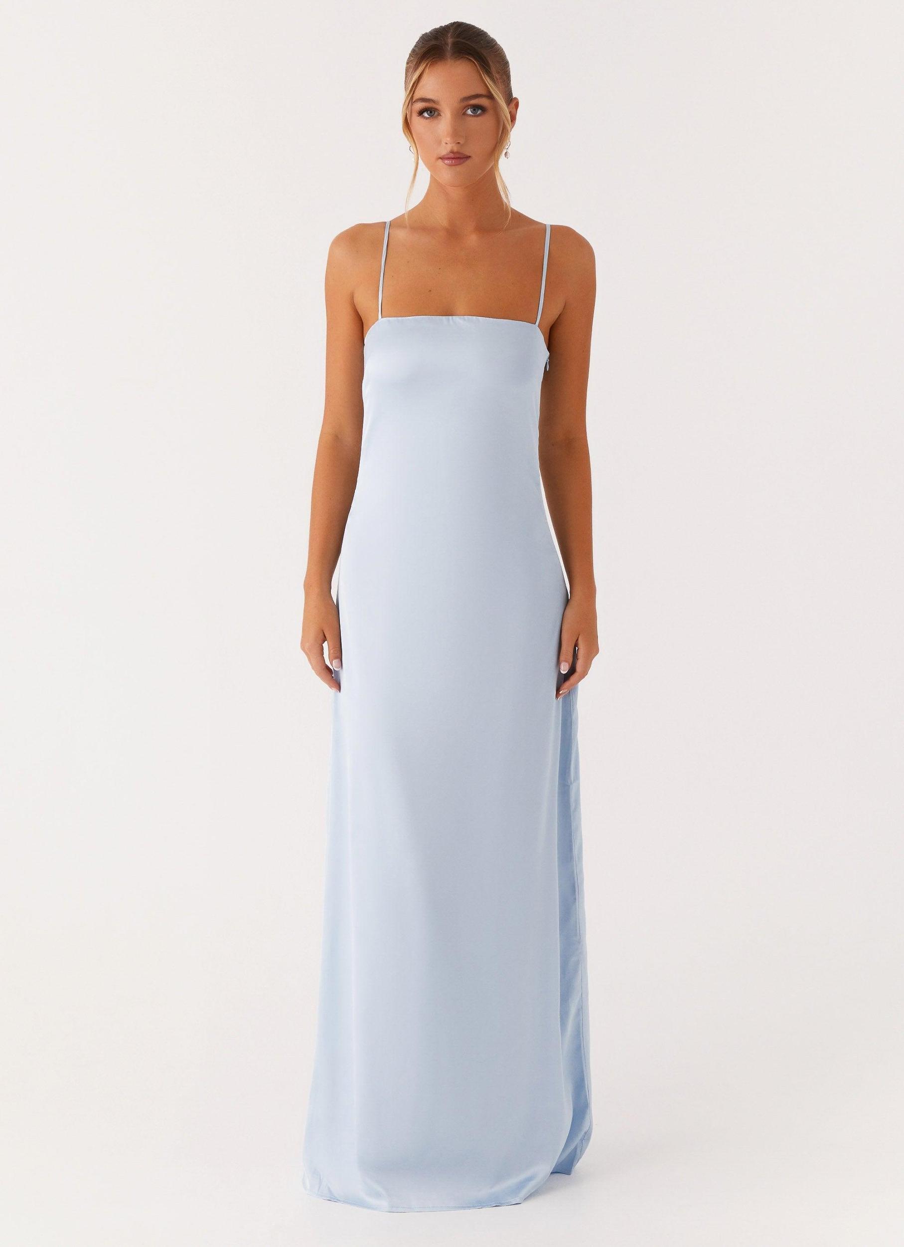 Aster Bloom Maxi Dress - Blue Product Image