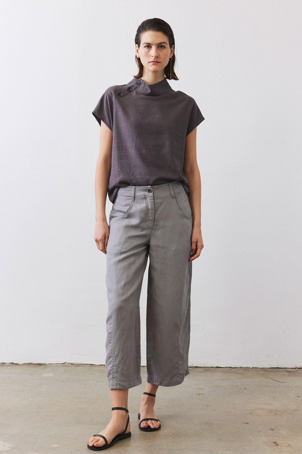 Buttoned Up Linen Top Product Image