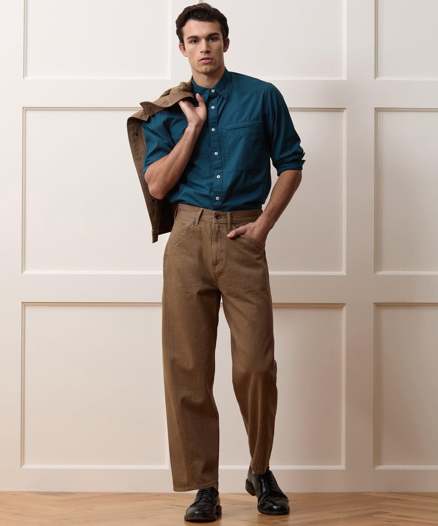 Welt Pocket Poplin Big Shirt Product Image