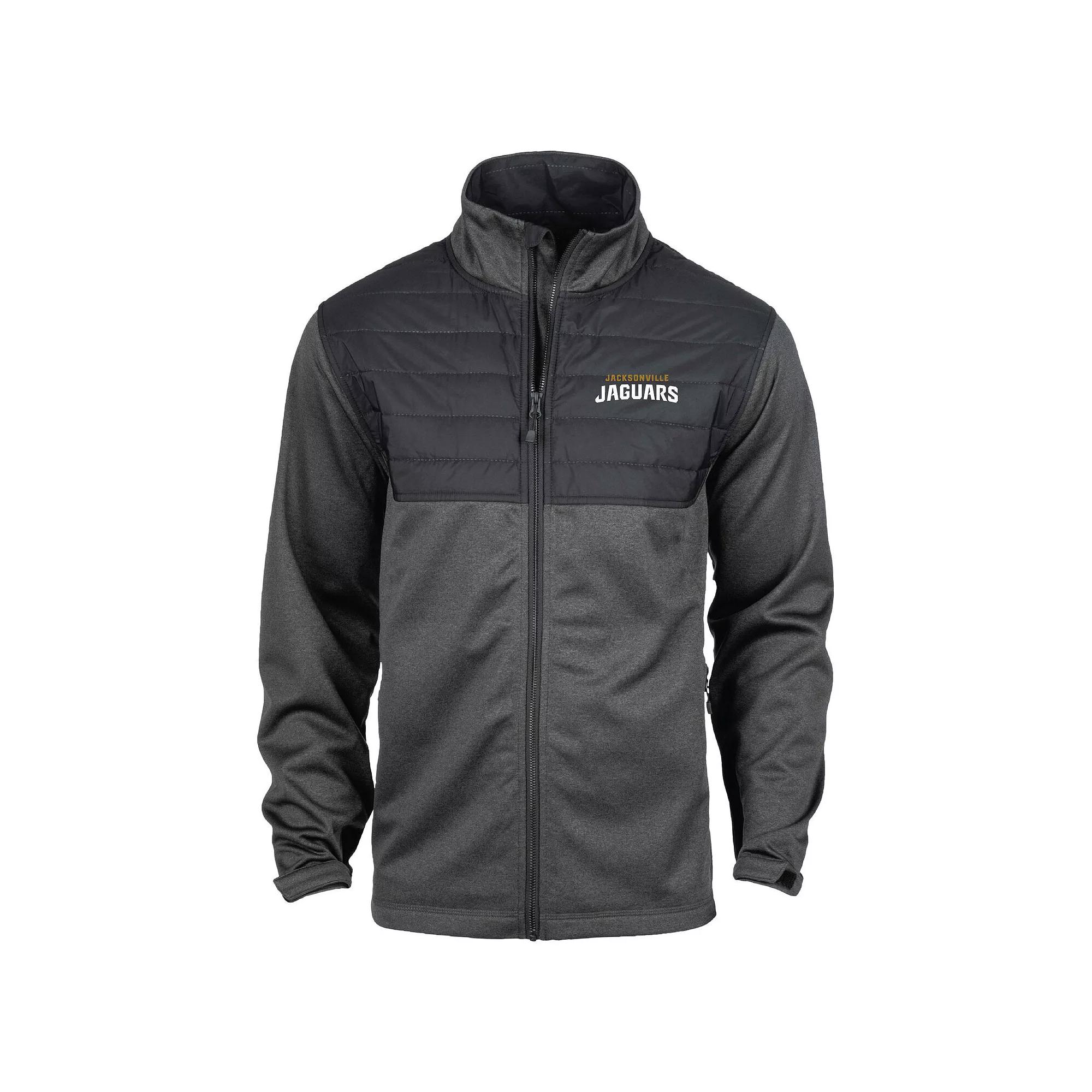 Men's Dunbrooke Heather Black Jacksonville Jaguars Explorer Tech Full-Zip Jacket,  Product Image