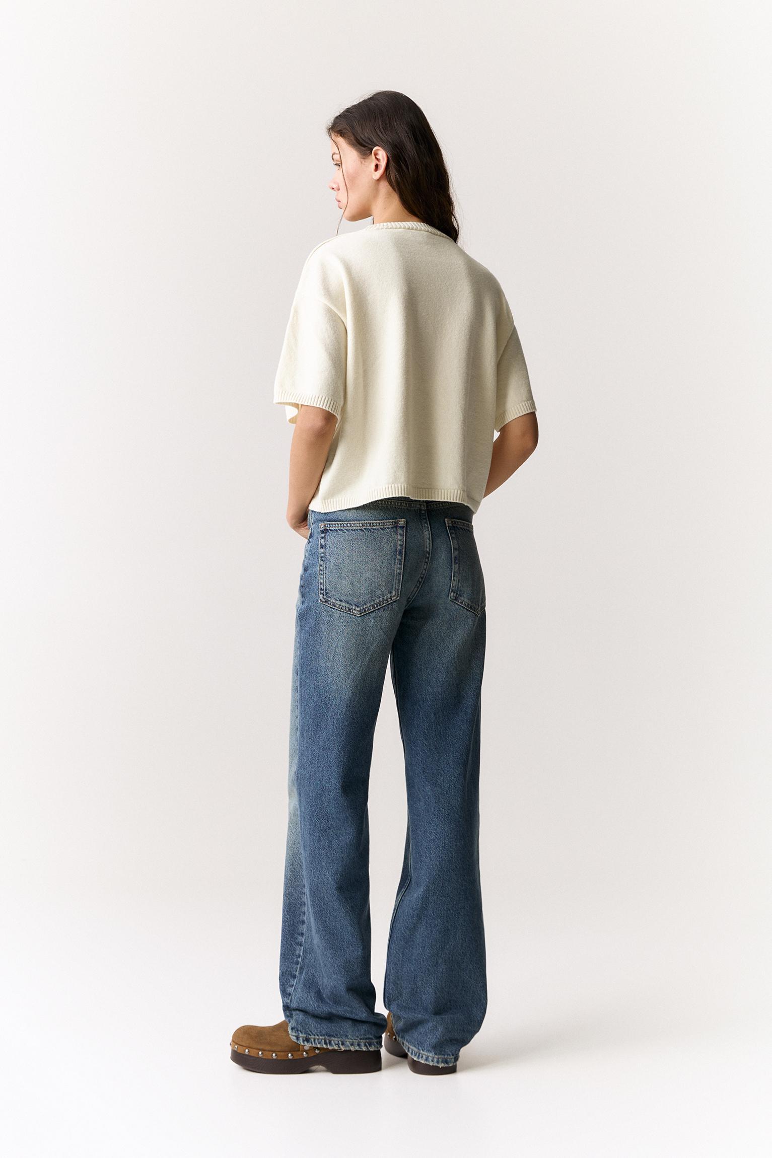 Oversize short sleeve sweater Product Image