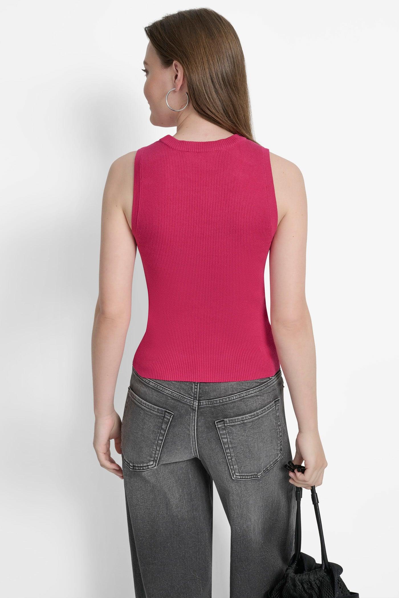 CROPPED LOGO-TRIMMED TOP Product Image