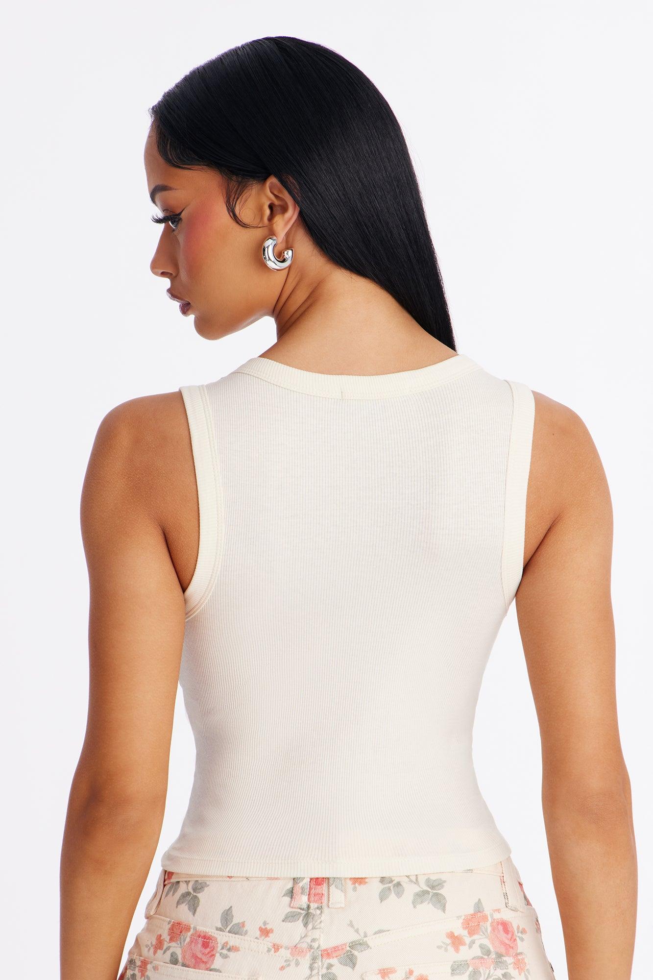 Remi Tank Top - Bone Female Product Image