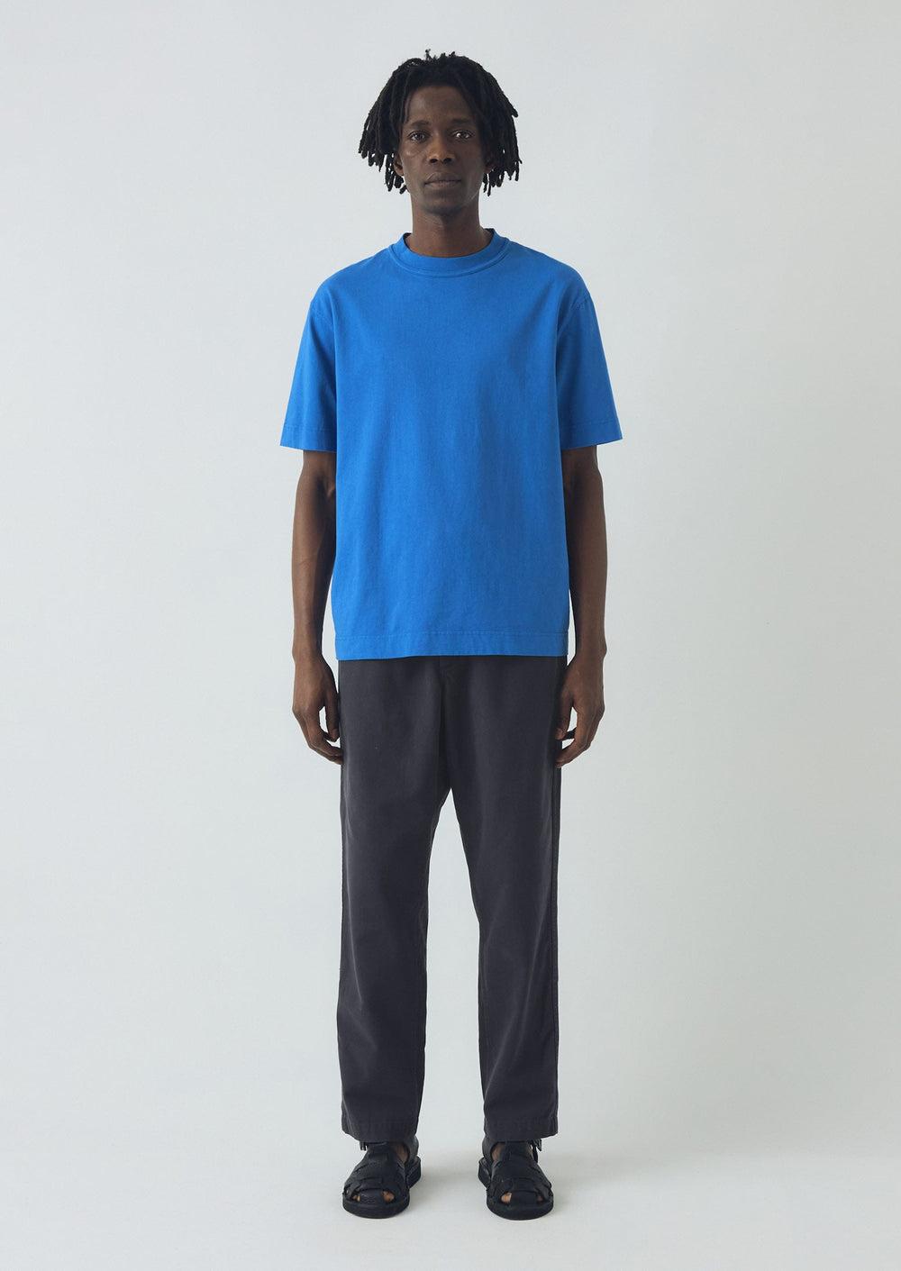 Cotton Relaxed Tee | Azure Product Image
