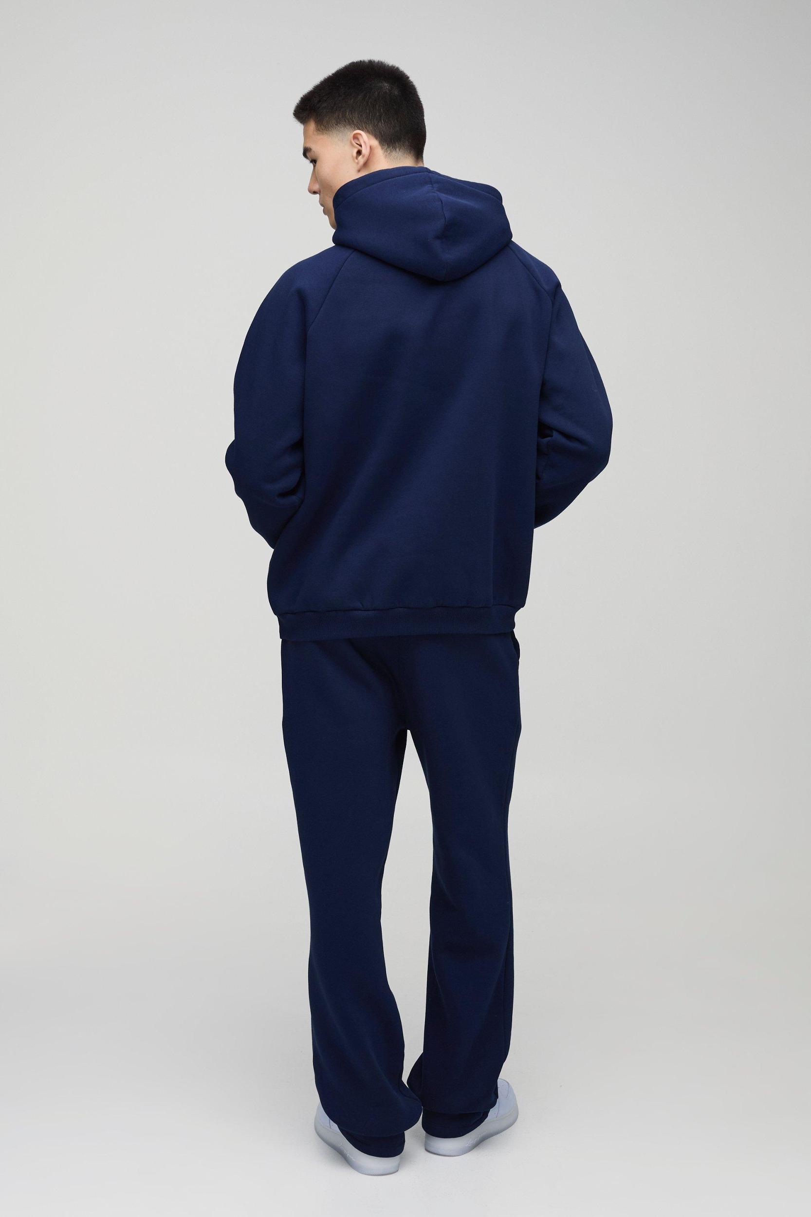 Oversized Man Spray Wash Hooded Tracksuit | boohooMAN USA Product Image