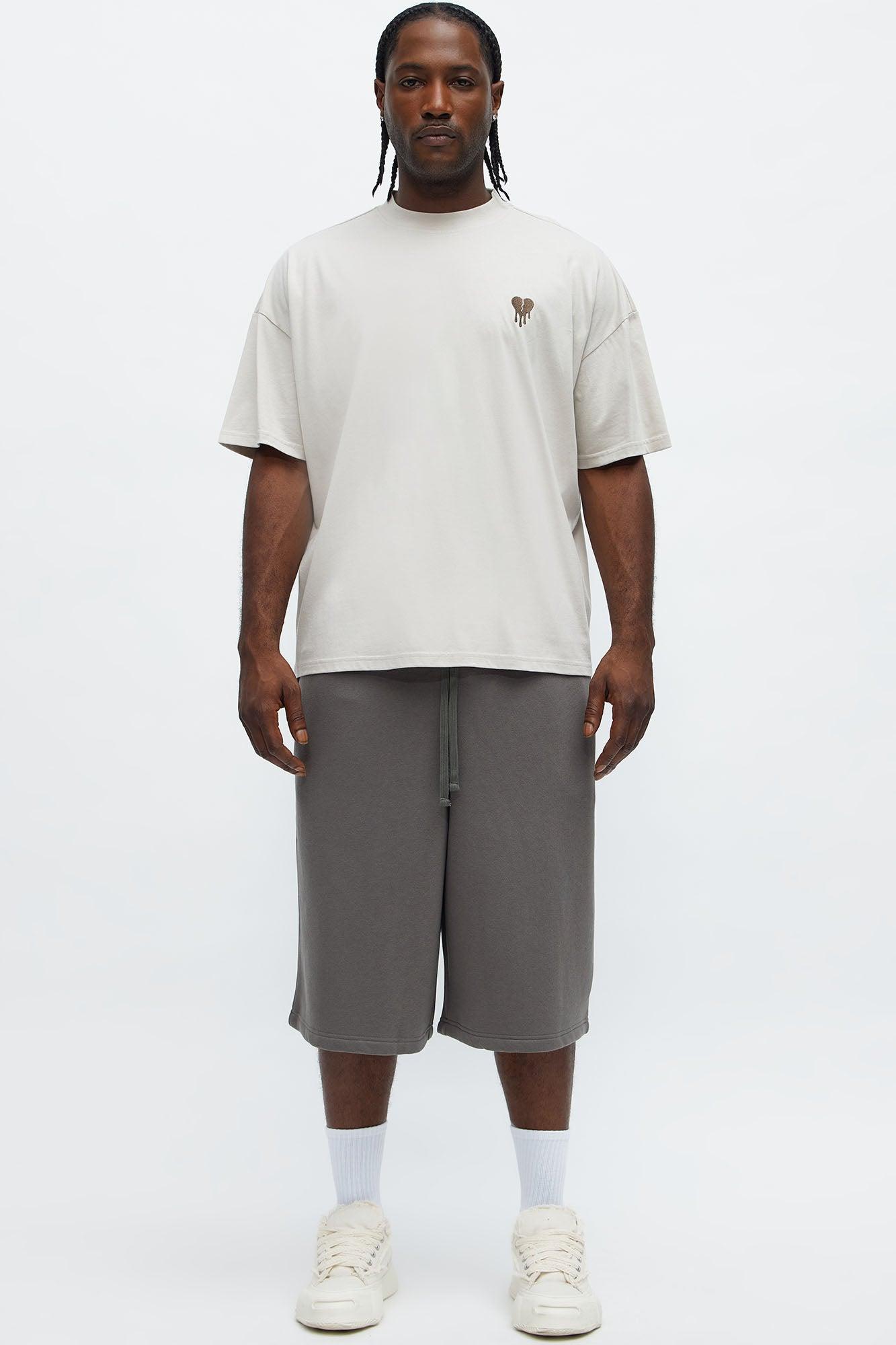 Tyson Baggy Shorts - Charcoal Male Product Image