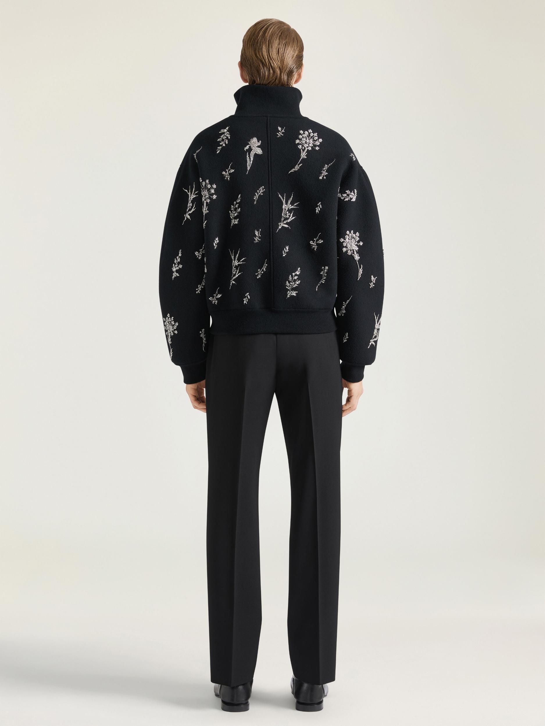 Straight leg tailored trousers in wool mohair Product Image