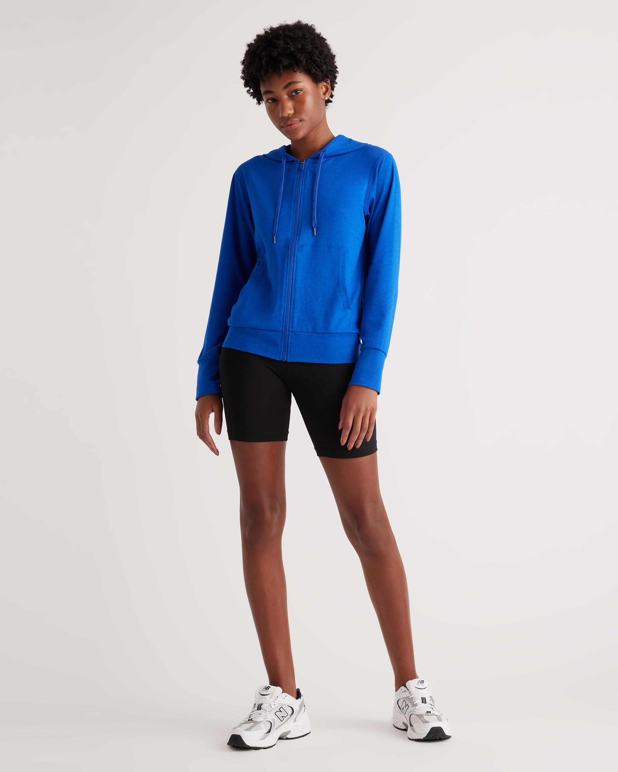 Quince | Women's Flowknit Full Zip Hoodie Size XL, Recycled Polyester Product Image