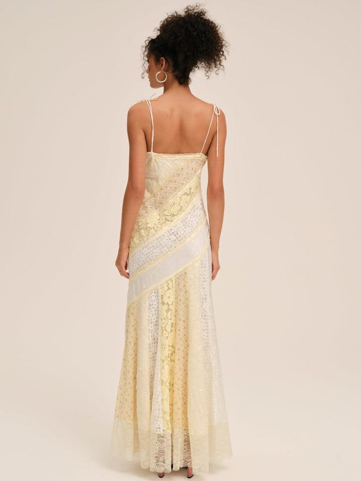 Abigail Maxi Dress — Yellow Product Image