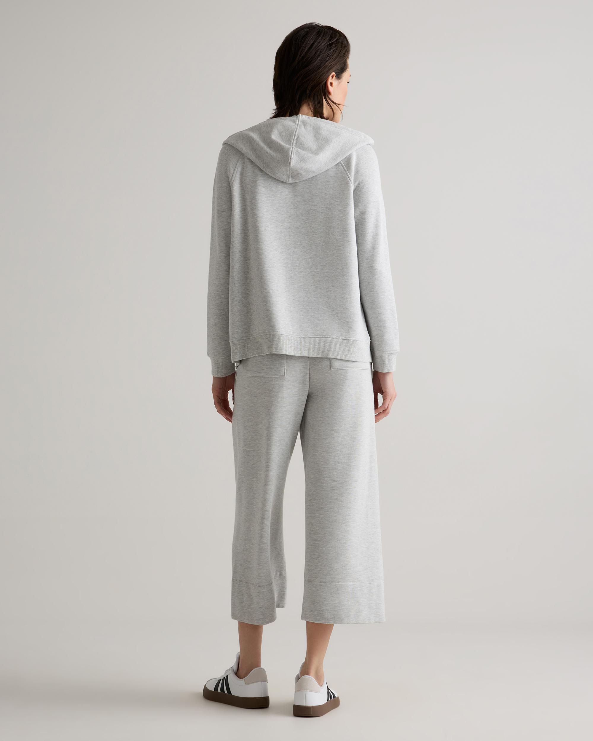 Quince | Women's SuperSoft Fleece Zip Up Hoodie Jacket Size XL, Lenzing Modal Product Image