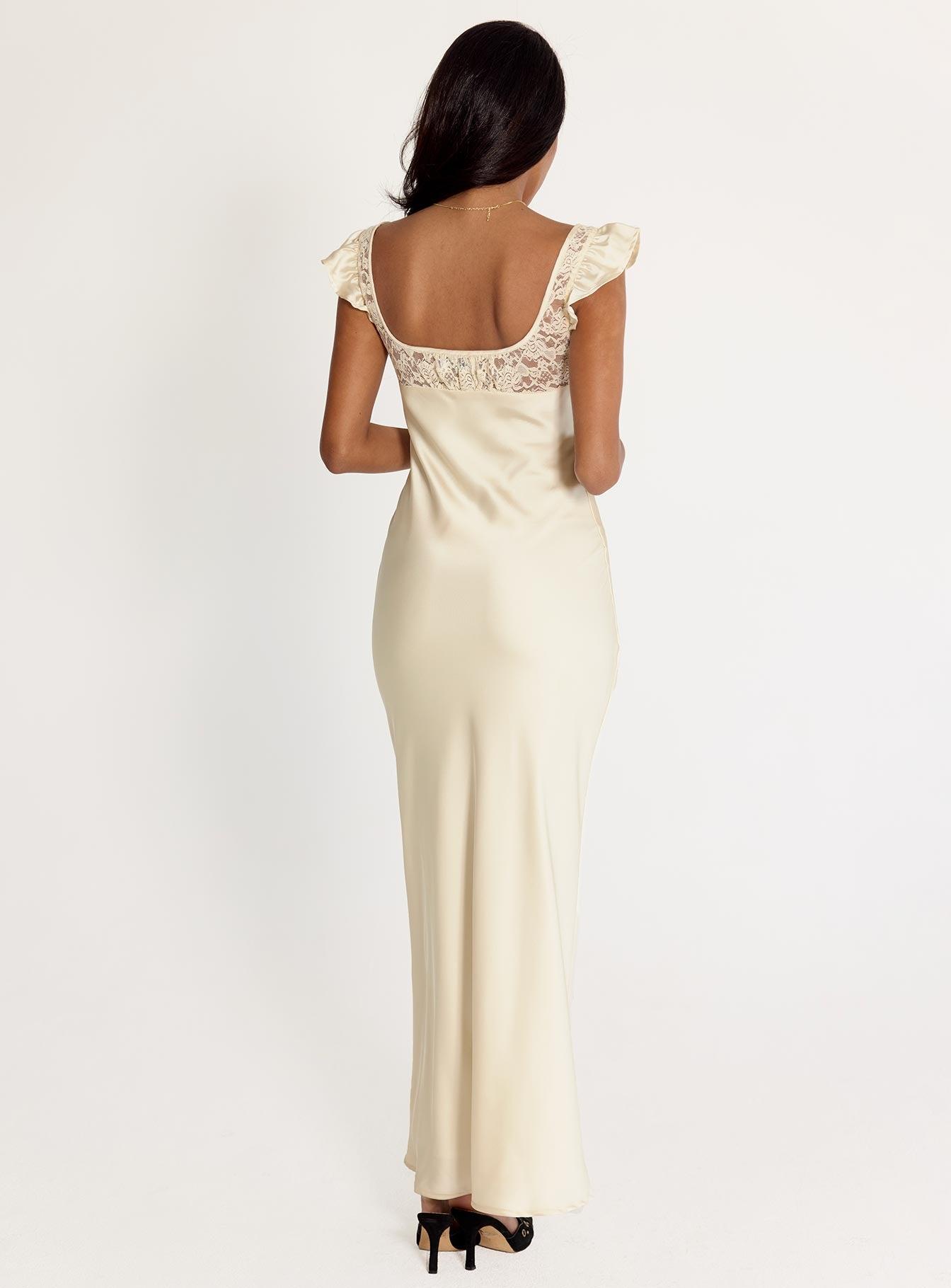 Adelie Maxi Dress Champagne Product Image