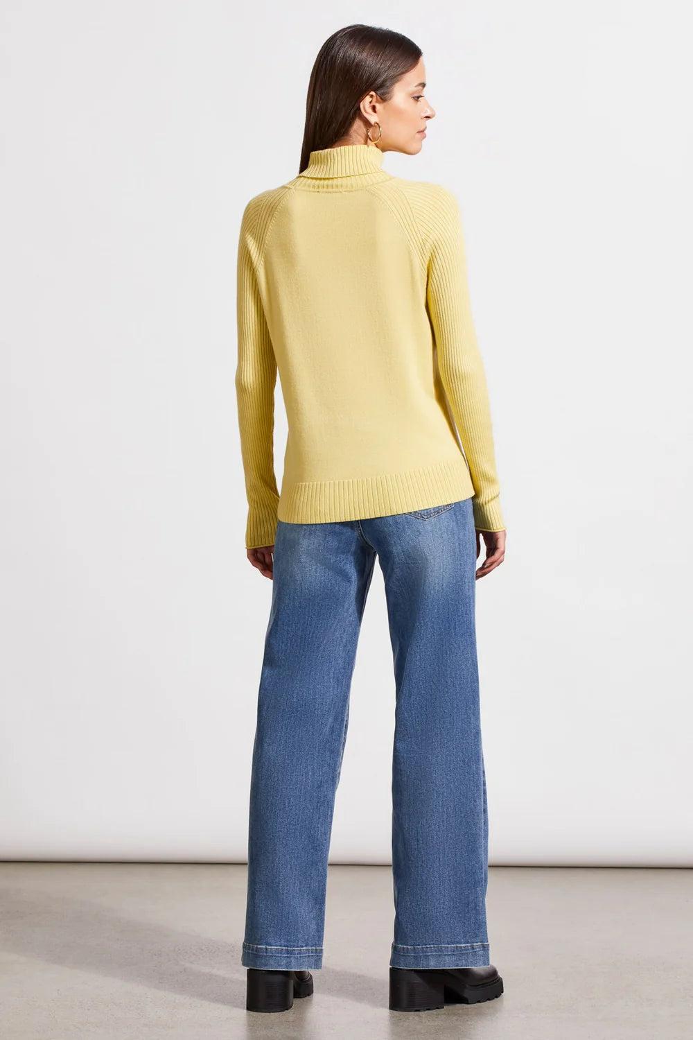 Longsleeve Turtleneck Sweater - Celery Product Image