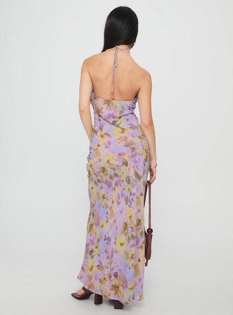 Florabella Halter Maxi Dress Multi Product Image