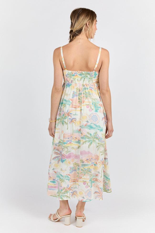 Beach Vacation Printed Maxi Dress FINAL SALE Product Image