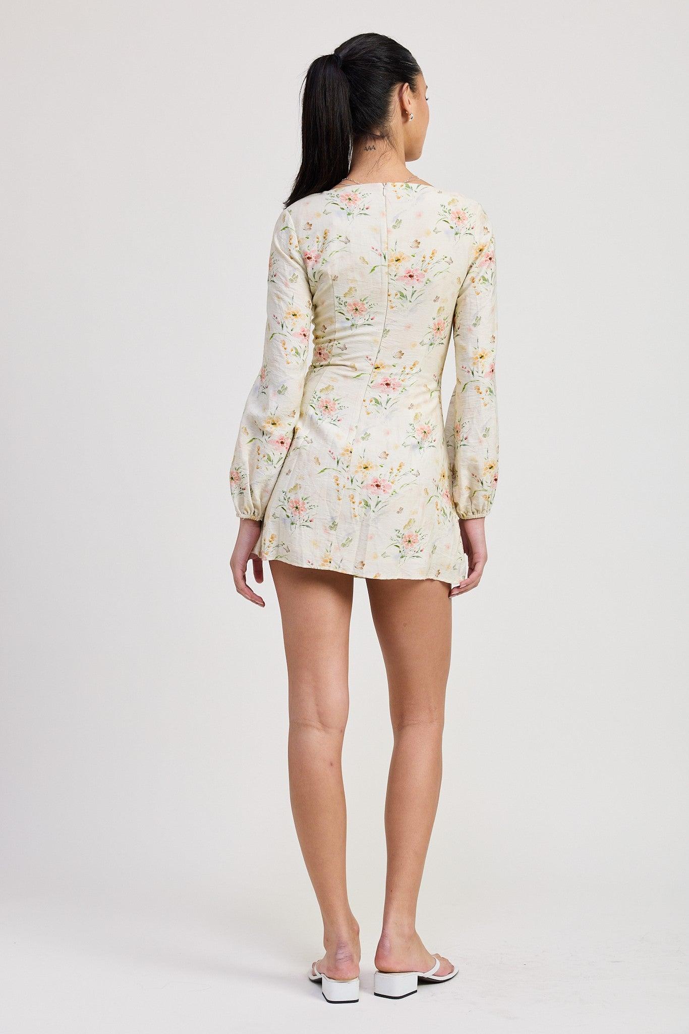 Angelica Floral Mini Dress Product Image
