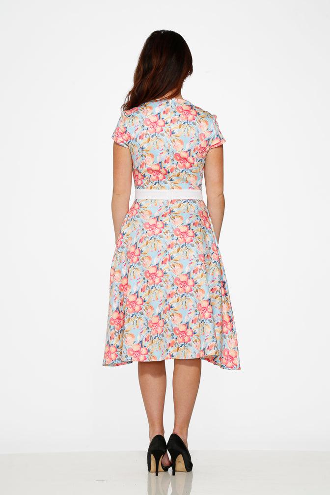 Sweet Hibiscus Swing Dress Product Image