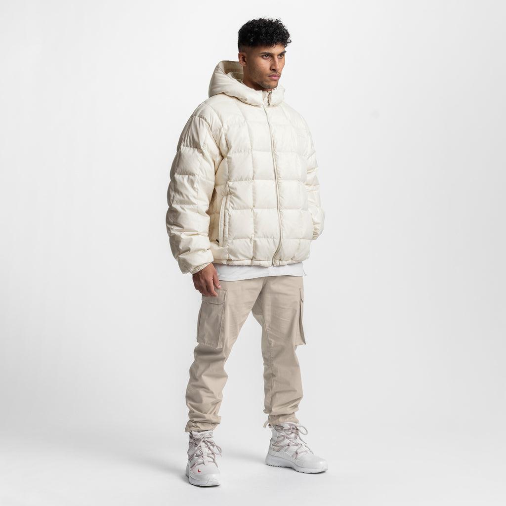 0551. Weather-Ready Down Puffer Jacket - Ivory Cream Product Image